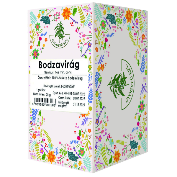 SAMBUCA (BODZAVIRÁG) FILTER