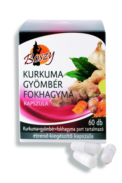 KURKUMA-GYÖMBÉR-FOKHAGYMA KAPSZULA